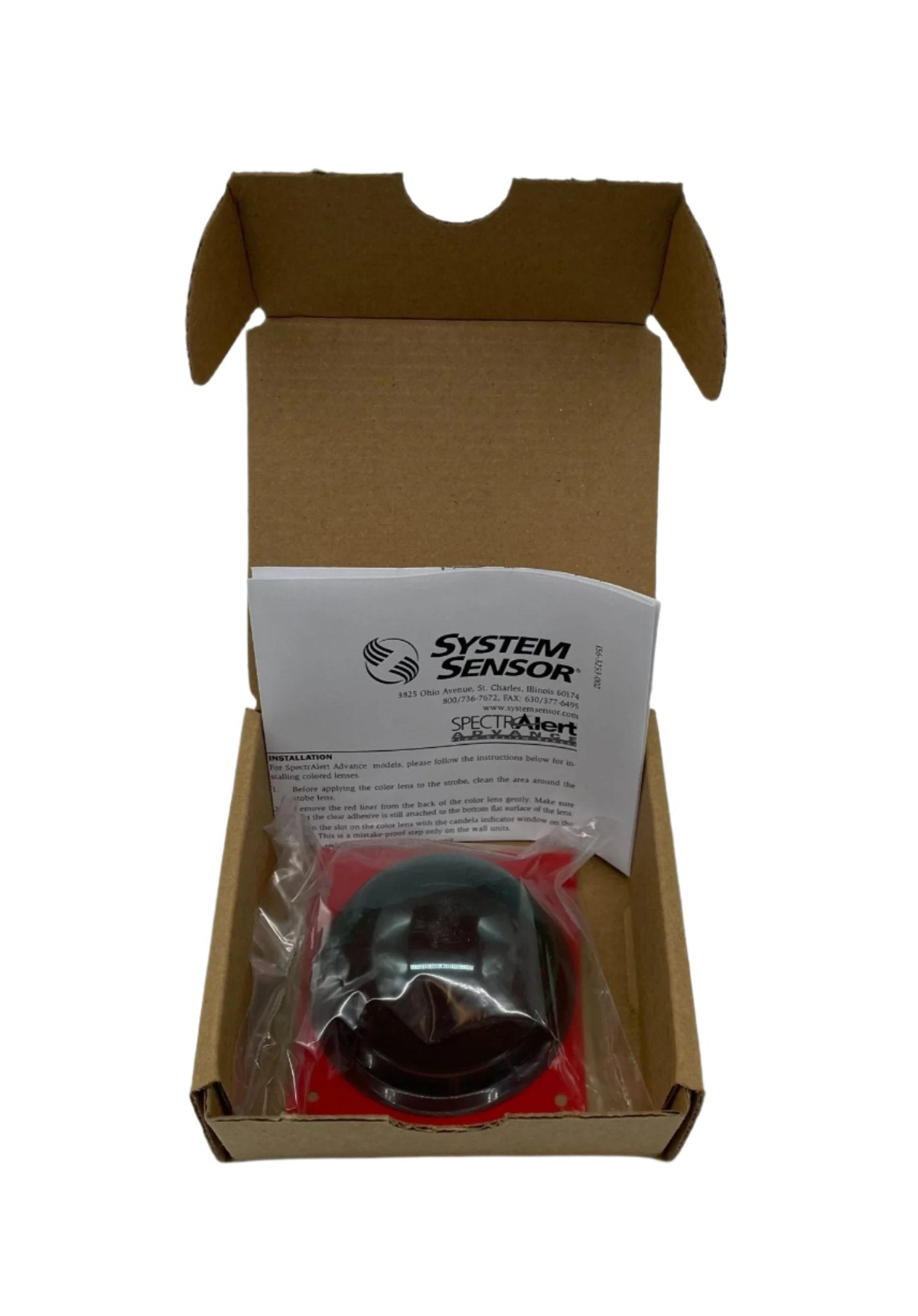 System Sensor ULC Lens-GC fire alarm sensor with clear lens, designed for fire detection and safety in commercial buildings.