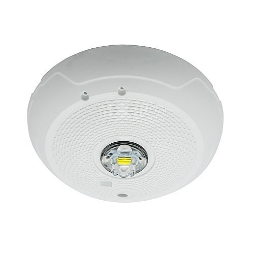 System Sensor ULC SCWLED-P fire alarm with LED indicator, mounted on wall, by System Sensor Canada.
