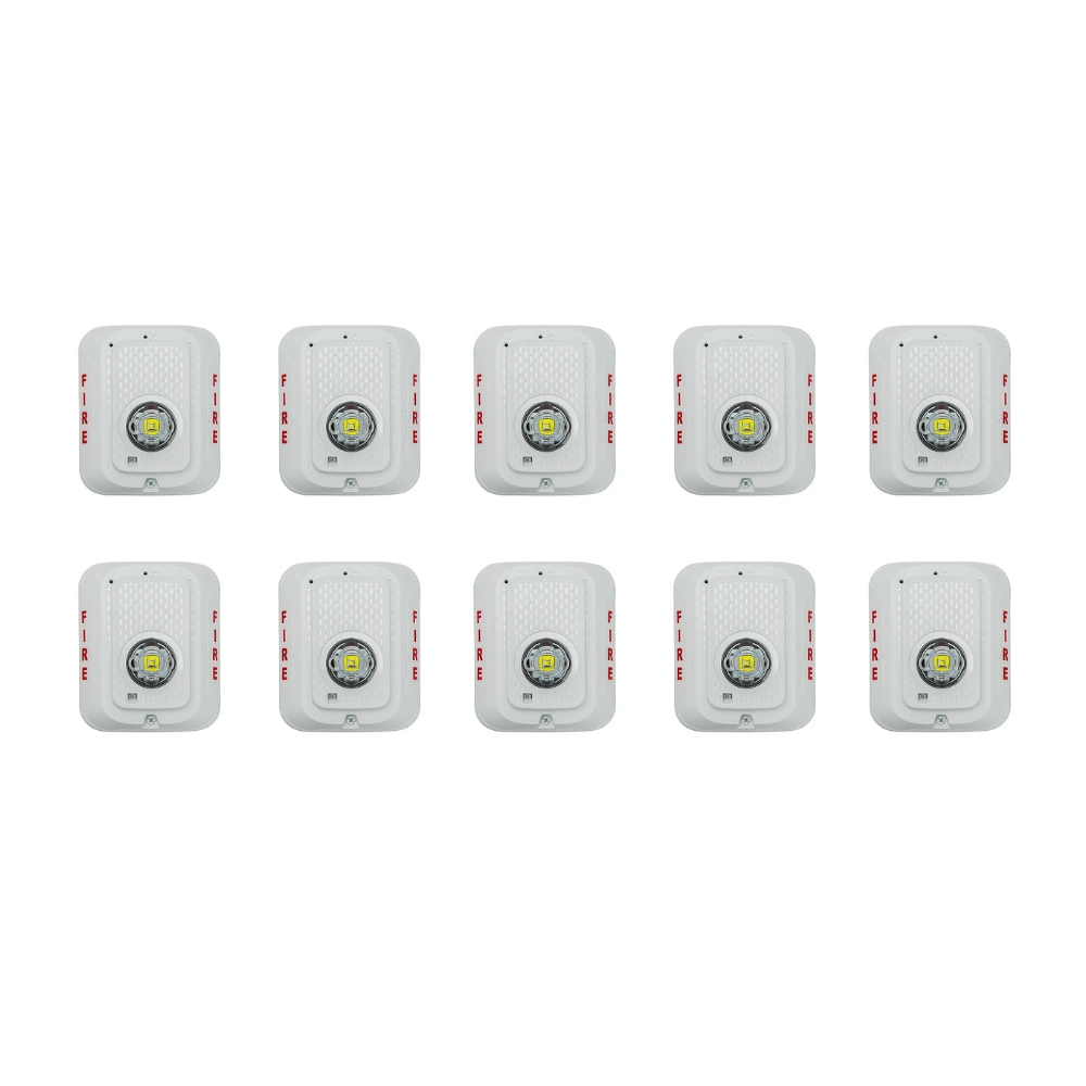 System Sensor SWLED-BP10 Strobe - Bulk Pack with 10 Single Units