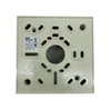 System Sensor SMB500 US smoke detector with alarm and sensor components, mounted on a ceiling in a typical installation setting.