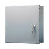 Telguard TG-7A-A security alarm system control panel with keypad, installed on a wall in a home or office setting.