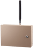 Telguard TG-7 security system panel with keypad, white plastic enclosure, and control buttons for home or business security.