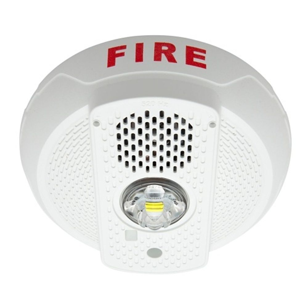System Sensor PC2WLED-LF Low Frequency Sounder Strobe Ceiling White Fire - image 2