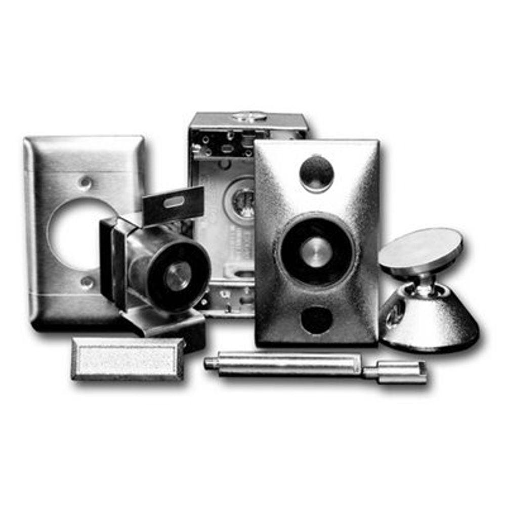Hochiki DH24120FC (0500-01890) Electromagnetic Door Holder, 24/120V, Flush Mount, Chrome
