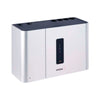 Vesda VEU-A00-UL fire detection control unit by VESDA, shown in a close-up view with buttons and display panel.