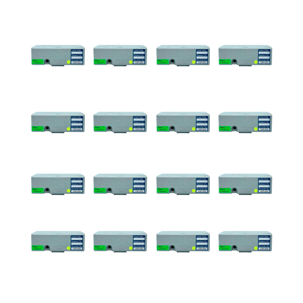 Vesda VSP-025 filters, 20 single units of VSP-005, for VESDA fire detection systems, shown in the image.