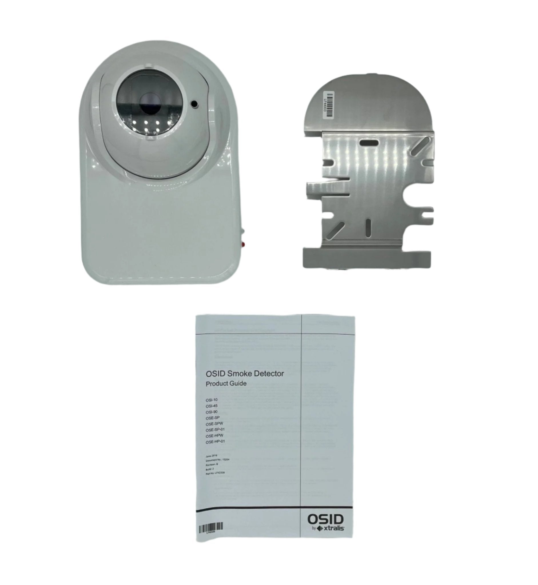 Vesda OSI-10 fire alarm with sensor and control panel, used for early smoke detection in safety systems.
