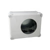 Vesda OSID-EHE fire alarm detector by VESDA, shown installed with wiring and mounting components on a clean wall.