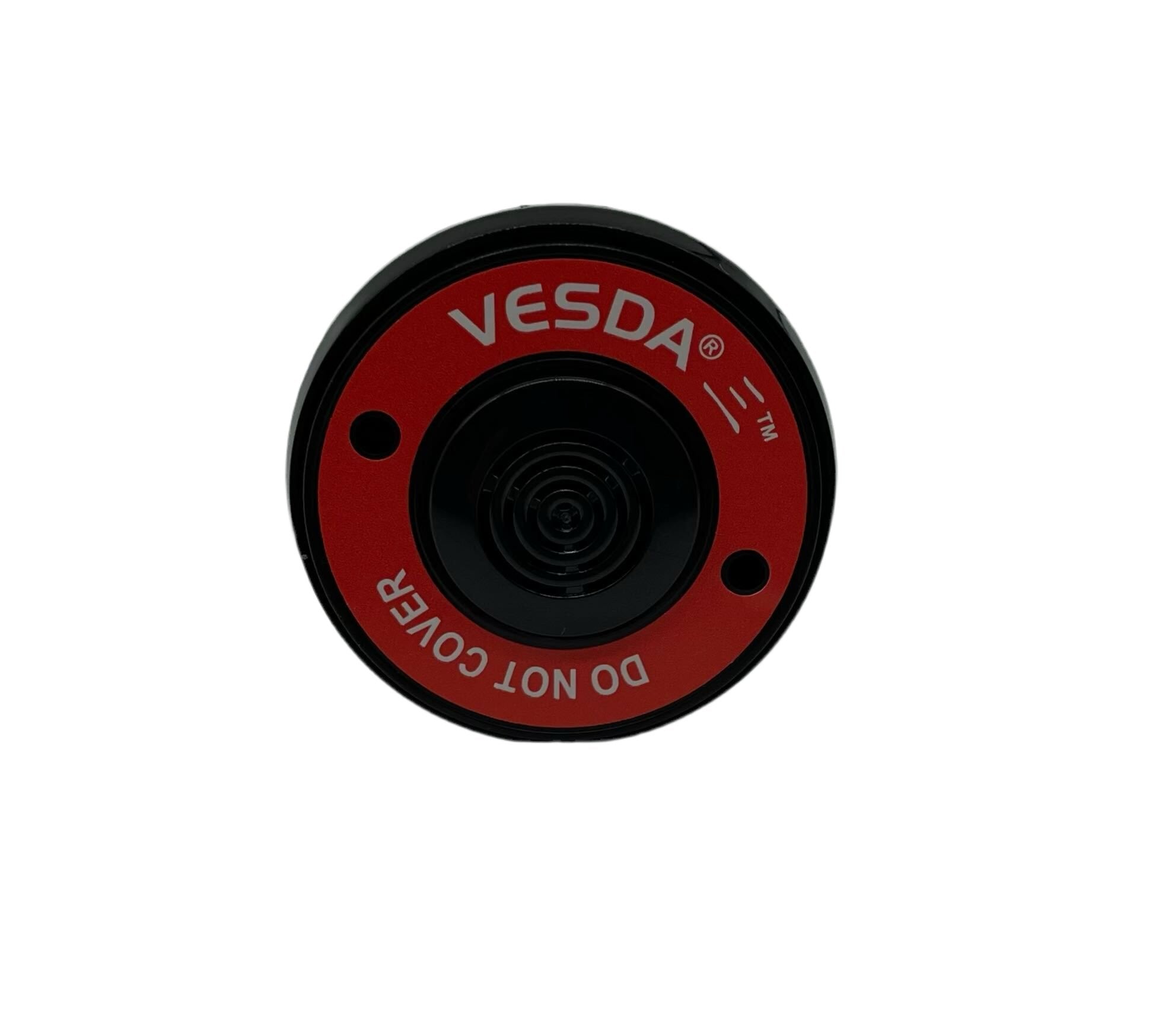 Vesda VSP-981-B22 fire alarm sensor with black casing, designed for early smoke detection in safety systems.