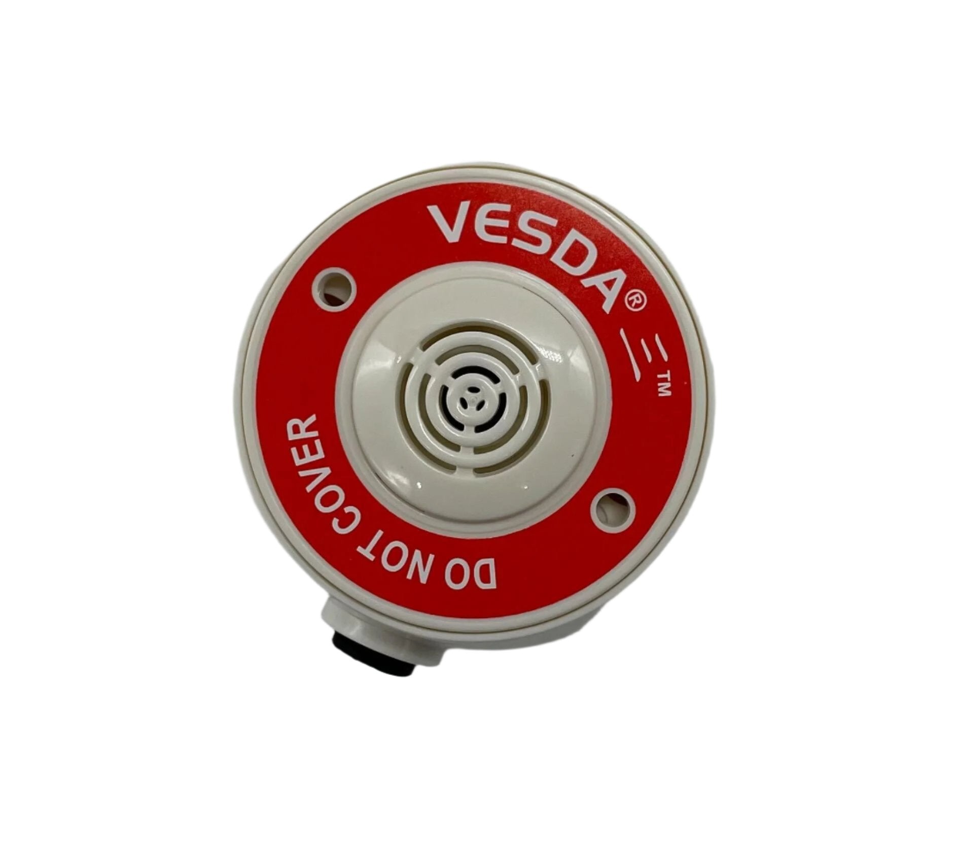Vesda VSP-982-W22 fire alarm from VESDA with detection sensors and control panel, installed on a wall.