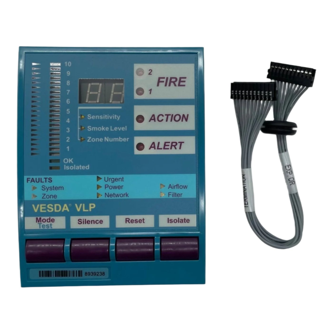 Vesda VSP-002 VLP Display Module by VESDA, showing front view with digital interface and control buttons.