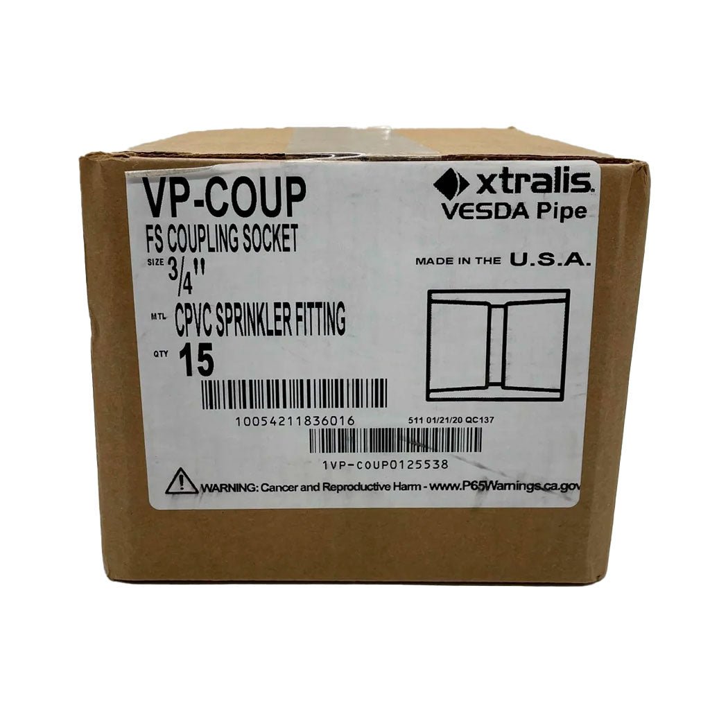 Vesda VP-COUP fire alarm device from VESDA, shown with mounting components on a white background.