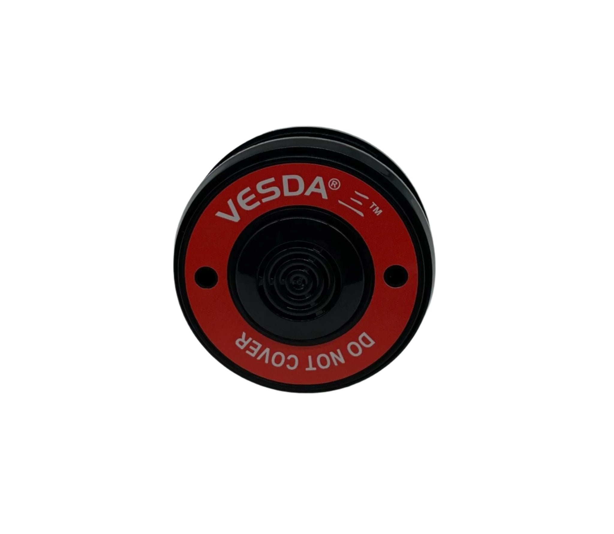 VESDA VSP-981-B fire alarm device from VESDA, featuring a sleek, white smoke detection system with mounting bracket.