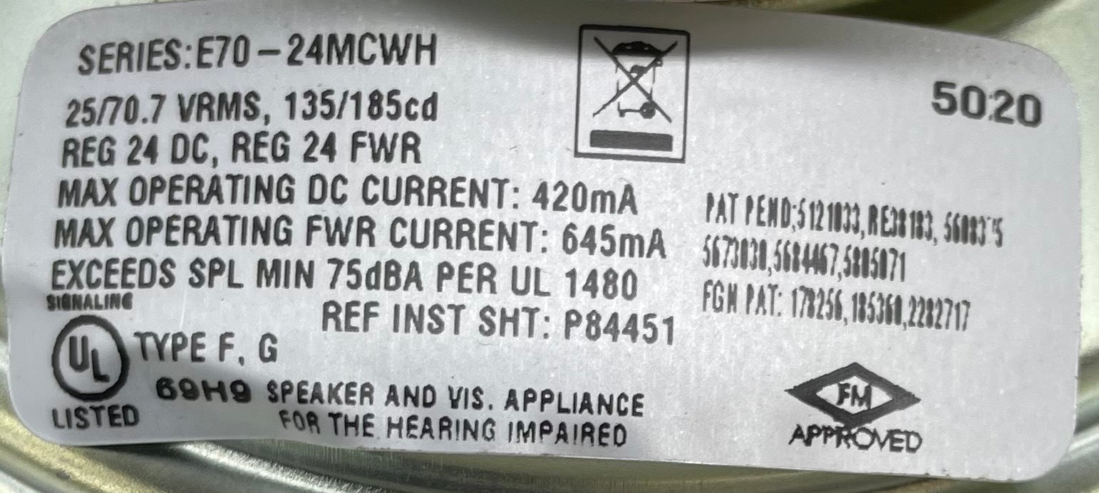 WheelockE70 - 24MCWH - FW