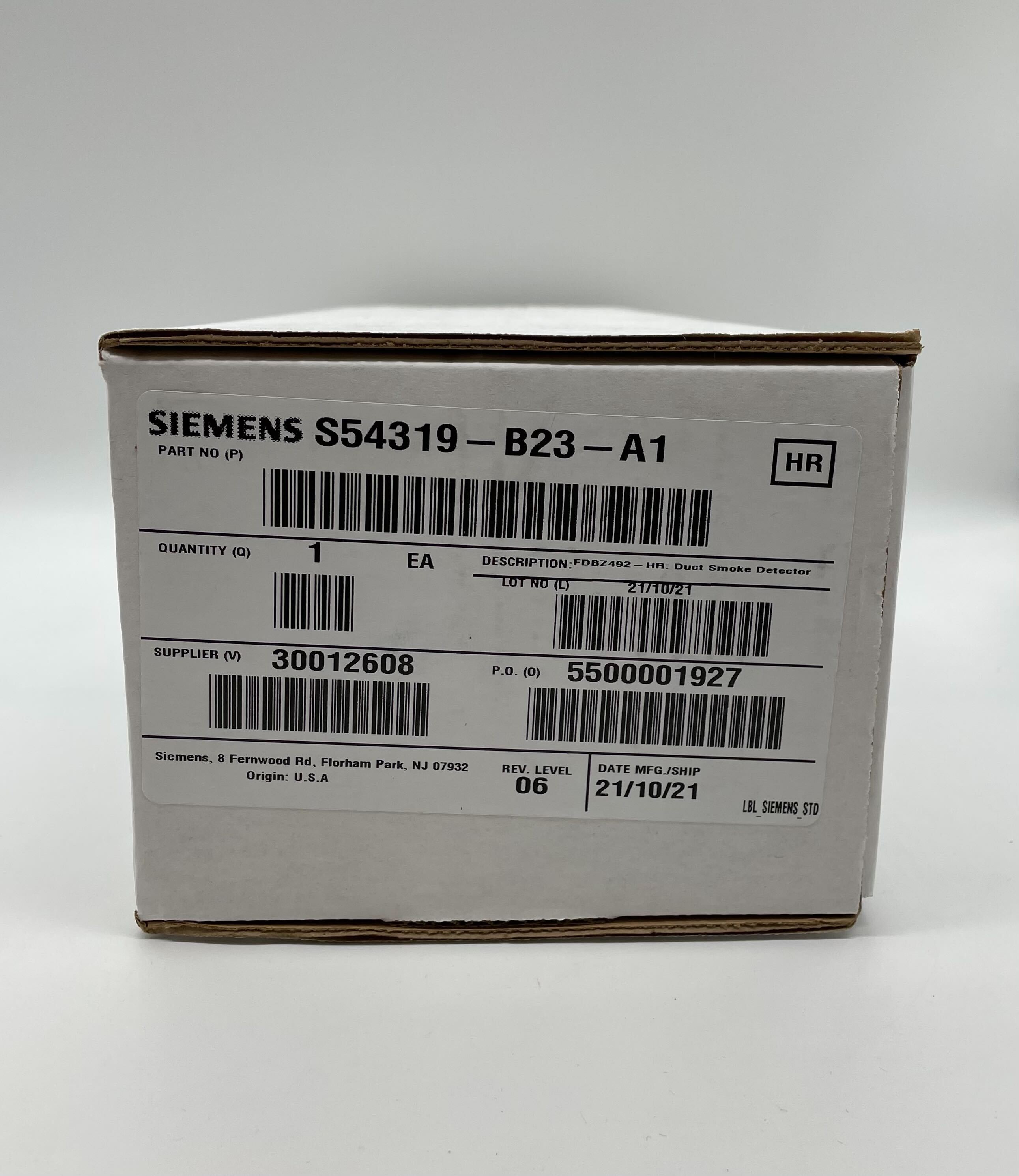 Siemens FDBZ492-HR