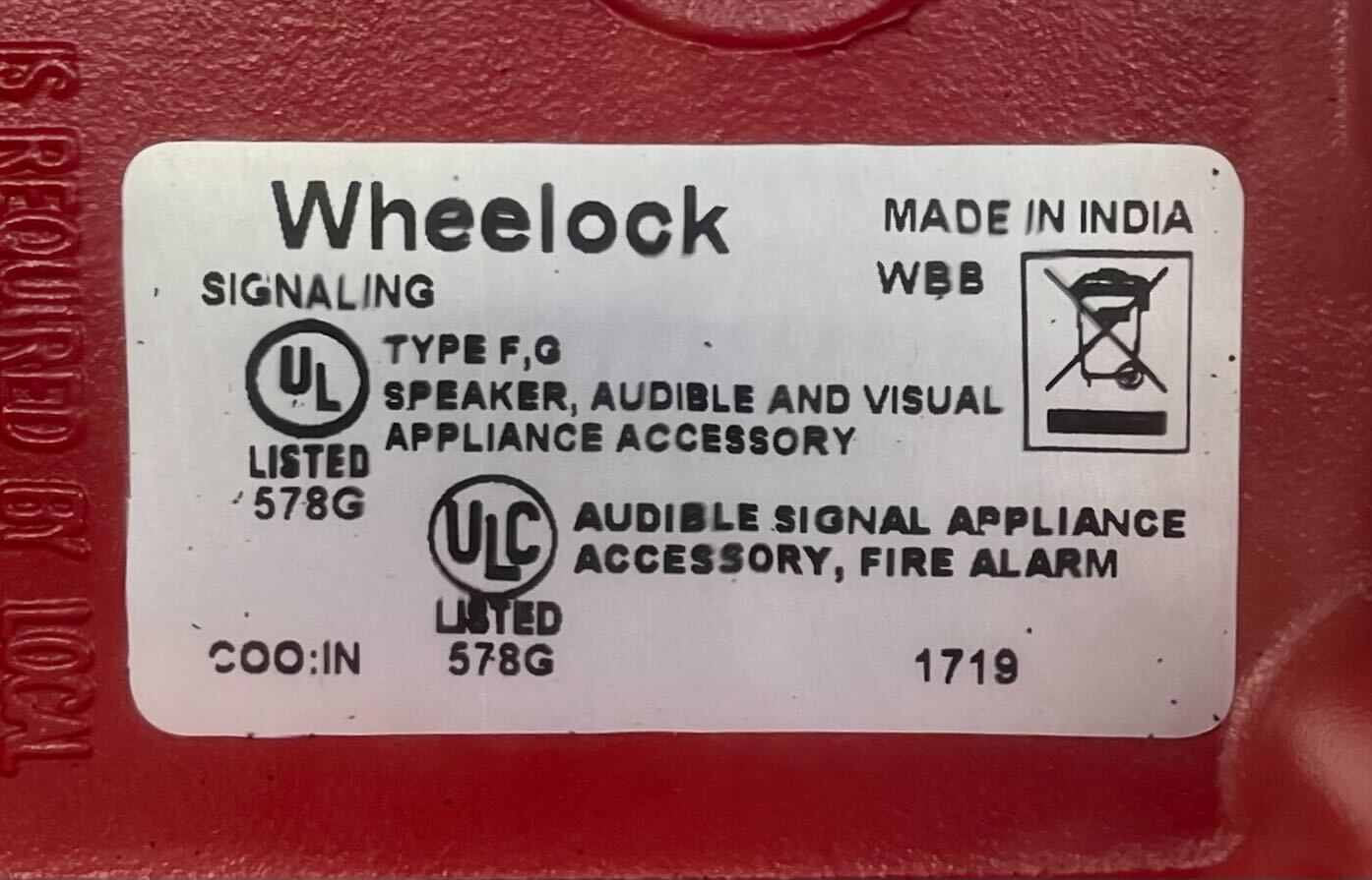 Wheelock WBB-R-3/4T-3/4B