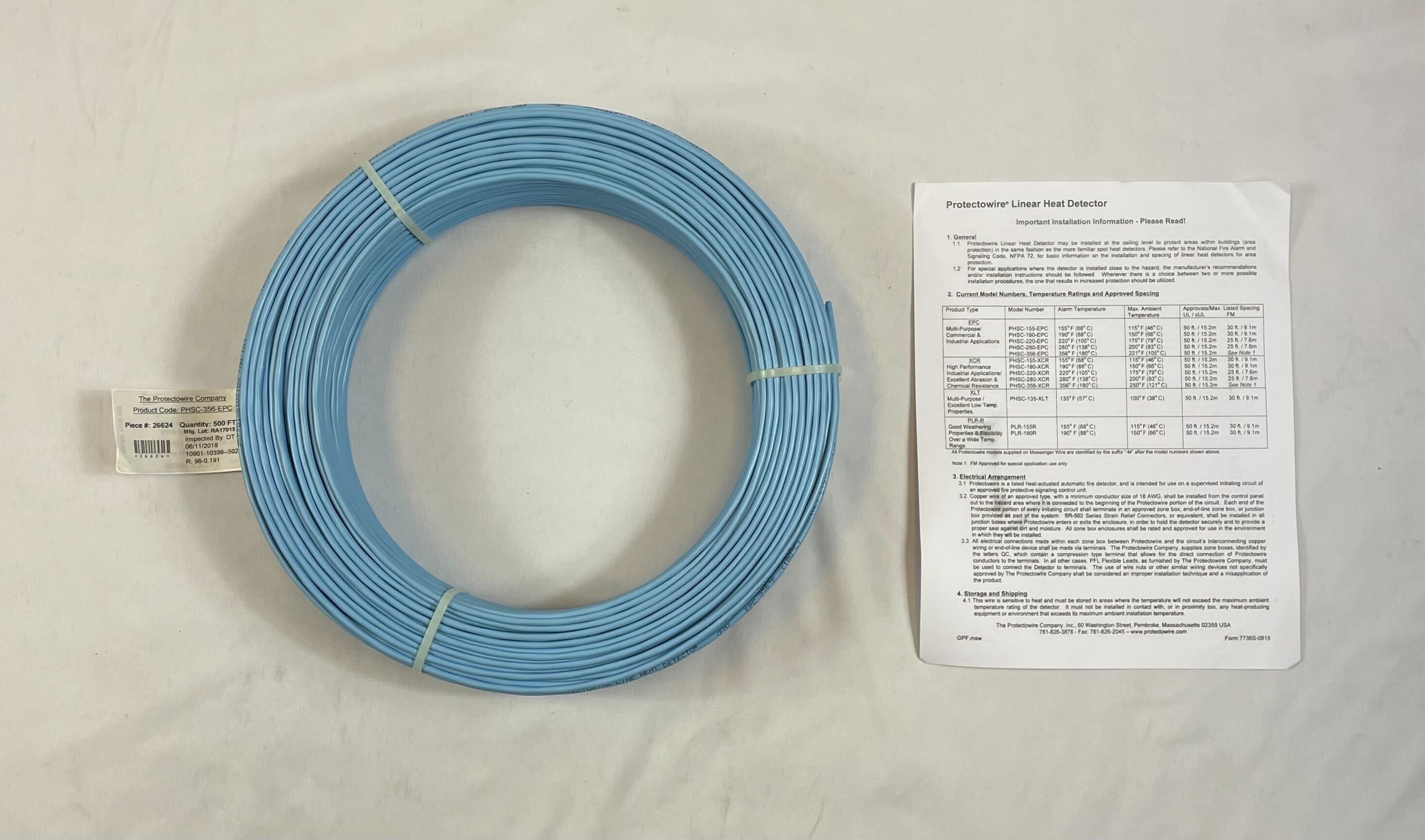 Protectowire PHSC-356-EPC 500 Ft