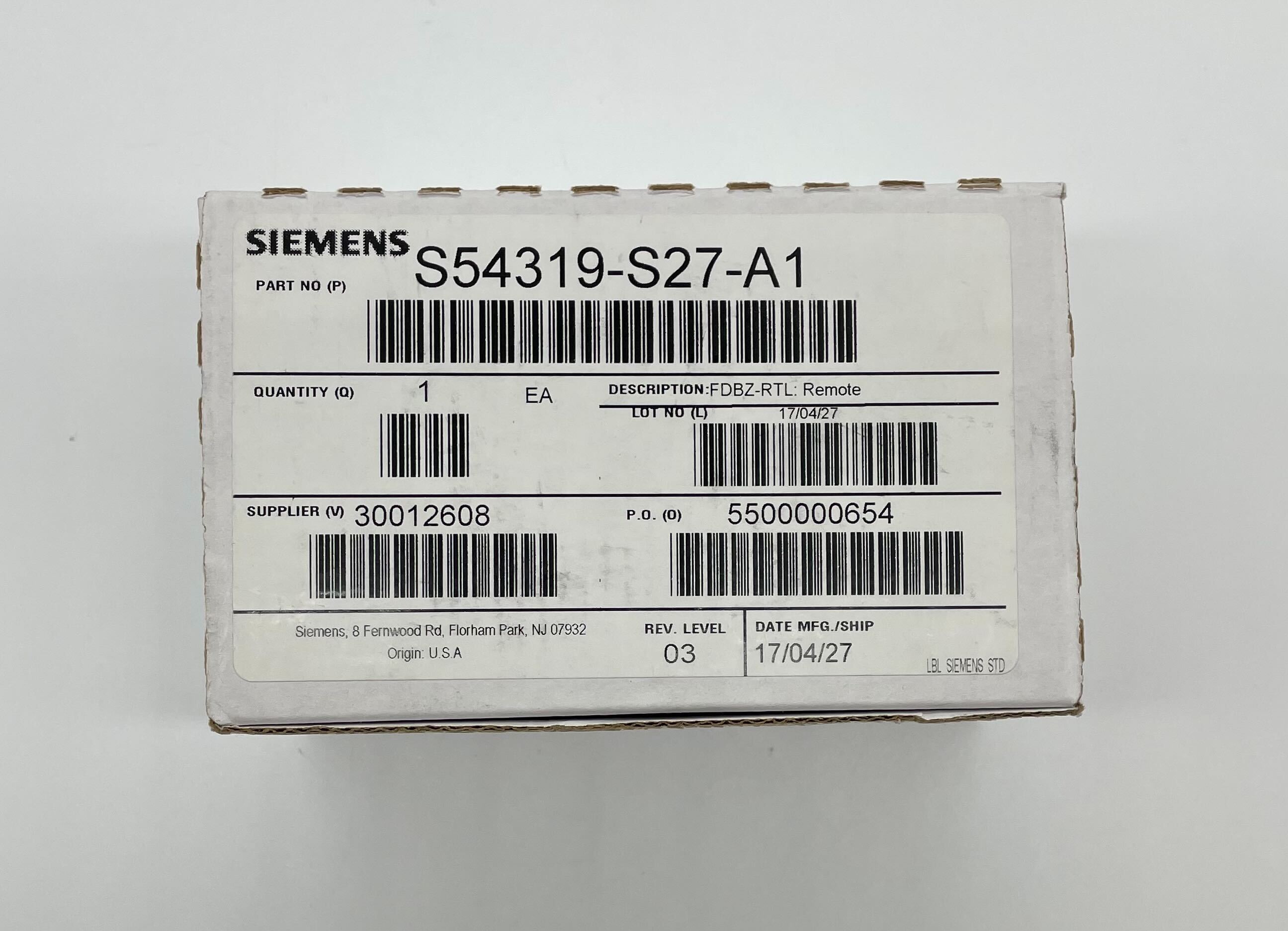 Siemens FDBZ-RTL