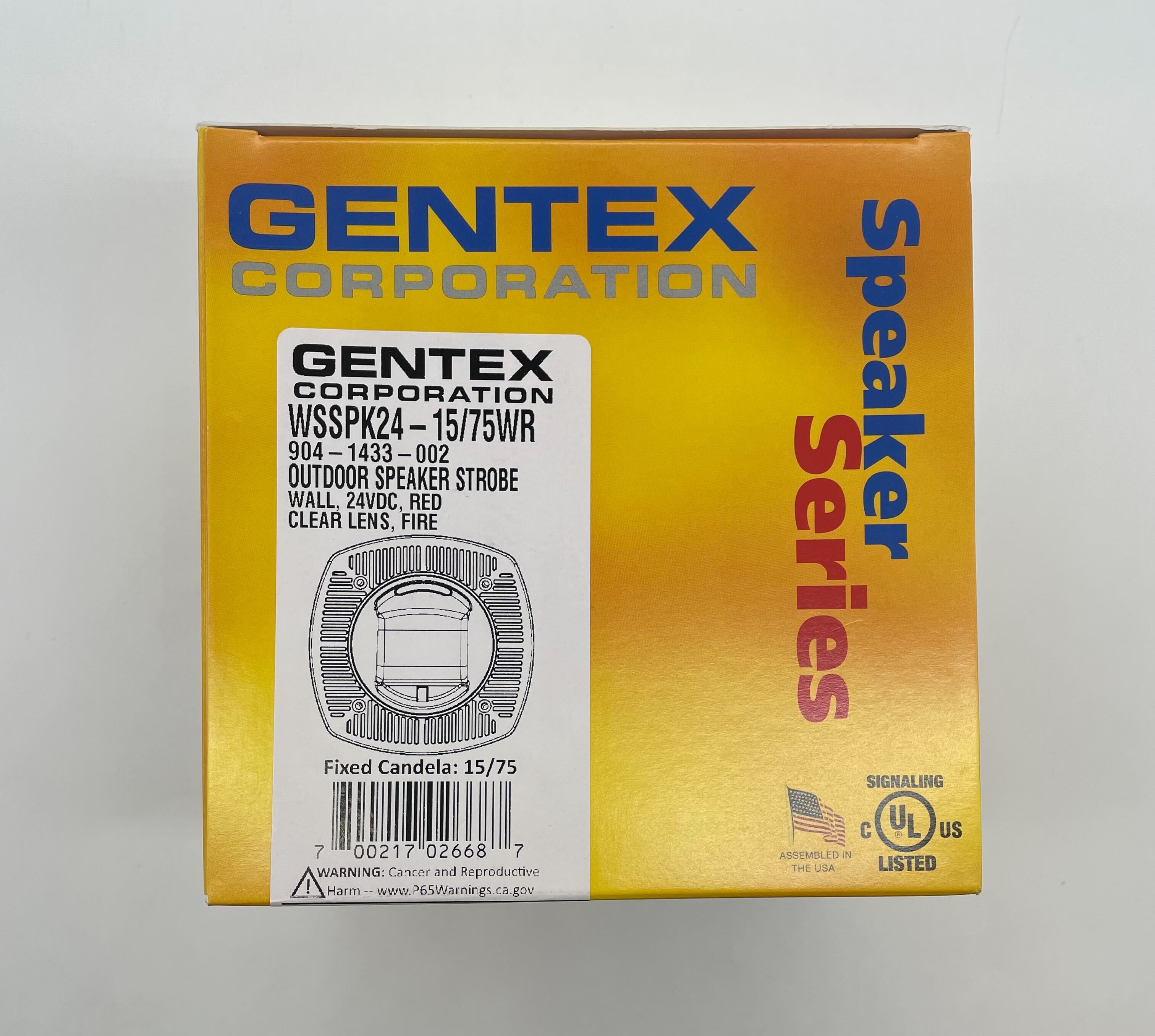 Gentex WSSPK24-15/75WR